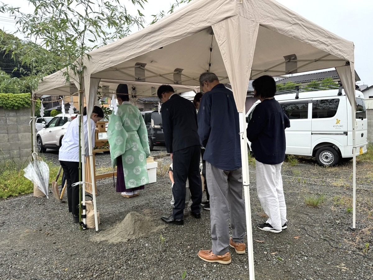 心が凛とする地鎮祭