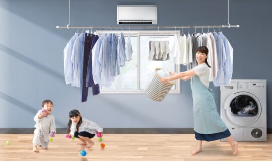梅雨の部屋干しストレス解消！
