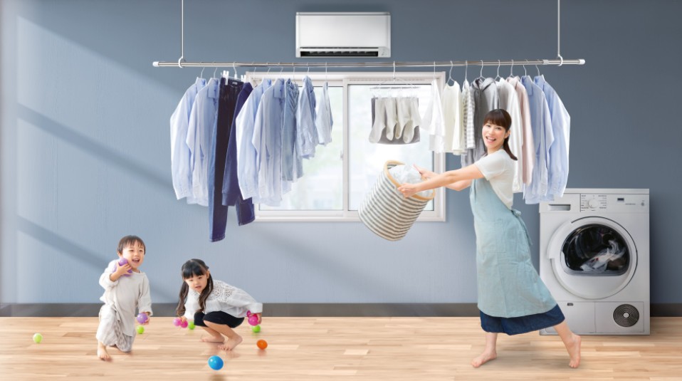 梅雨の部屋干しストレス解消！
